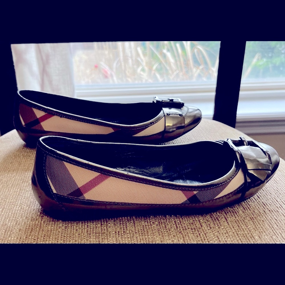 Burberry Nova Check Ballet Flats